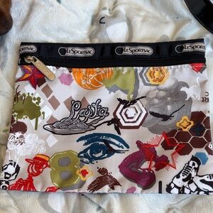 LeSportsac Colorful Graphic Pouch NWOT